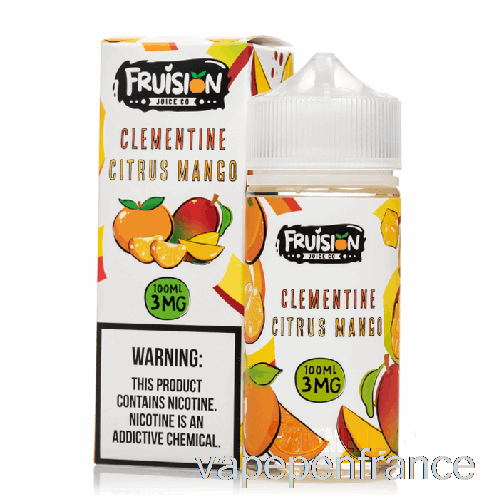 Clémentine Agrumes Mangue - Fruision Juice Co - 100ml 0mg Stylo Vape